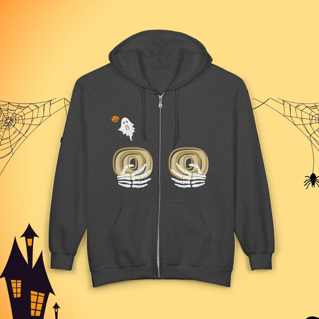 "Hold on to your Boo's" Unisex Zip Halloween Hoodie