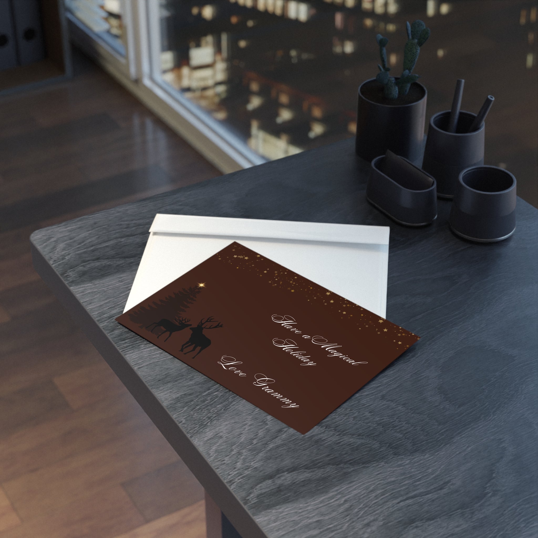 Have a Magical Christmas- PRINTED CARD Profits to Feeding America