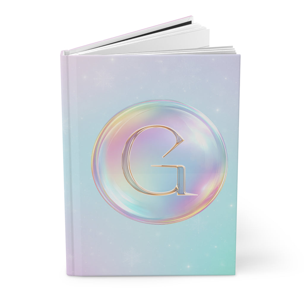 Personalized Hardcover Beautiful Journal — Monogram, inspired Age, "This is your Chapter"