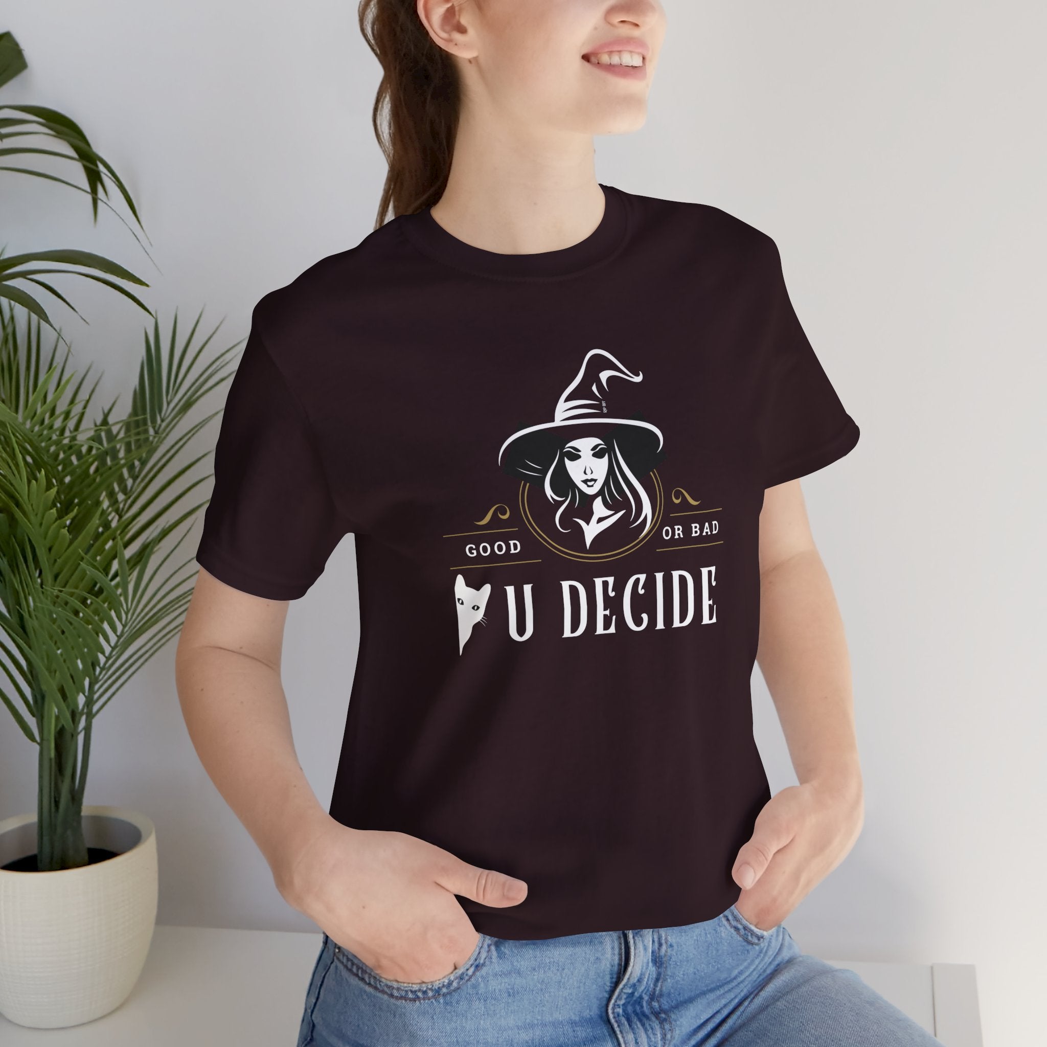 " U Decide" Witchy Good or Bad, Halloween Unisex T-Shirt
