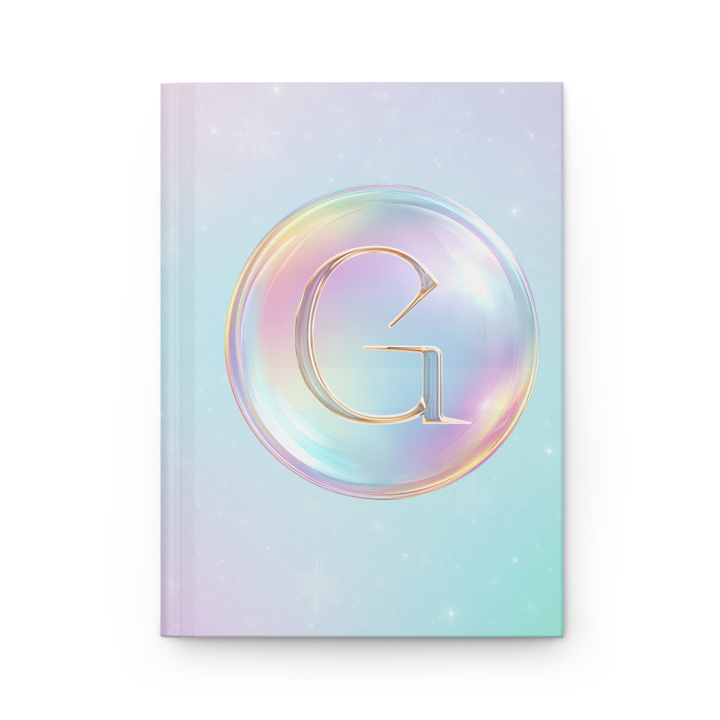 Personalized Hardcover Beautiful Journal — Monogram, inspired Age, "This is your Chapter"