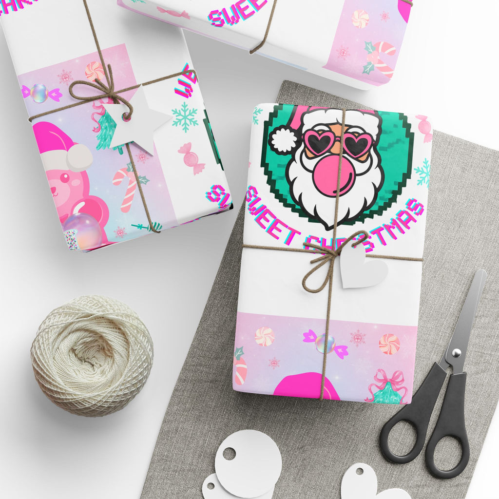 Sweet Christmas Wrapping Paper Roll — Ready to Roll, in Sweet Personalized Initial and Message