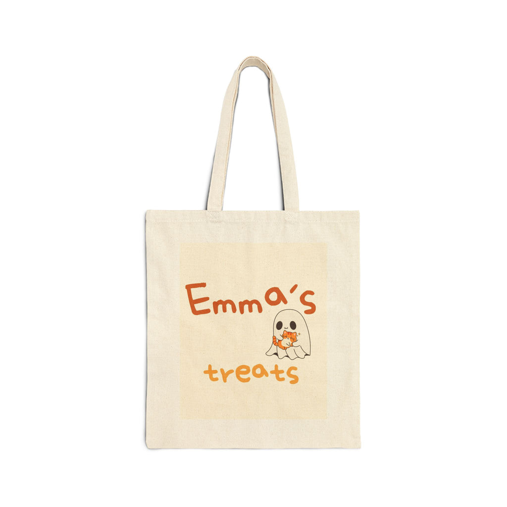 'Boo-dy Bag" Personalized Halloween Cotton Canvas Tote Bag | Bag