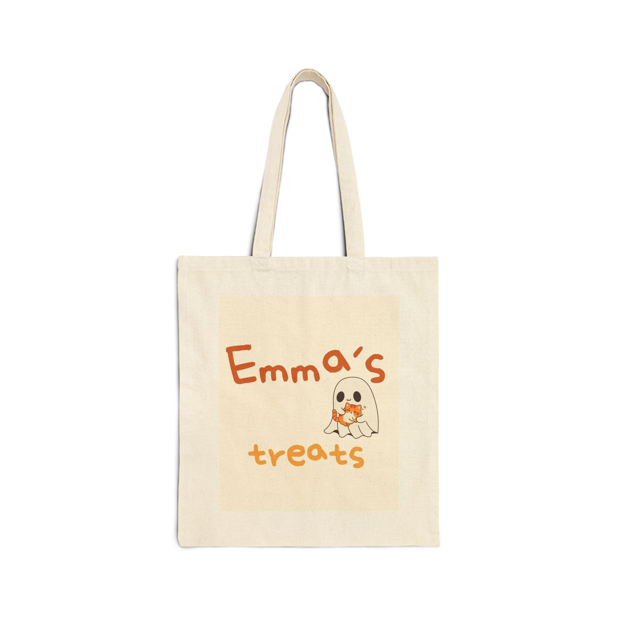 'Boo-dy Bag" Personalized Halloween Cotton Canvas Tote Bag | Bag