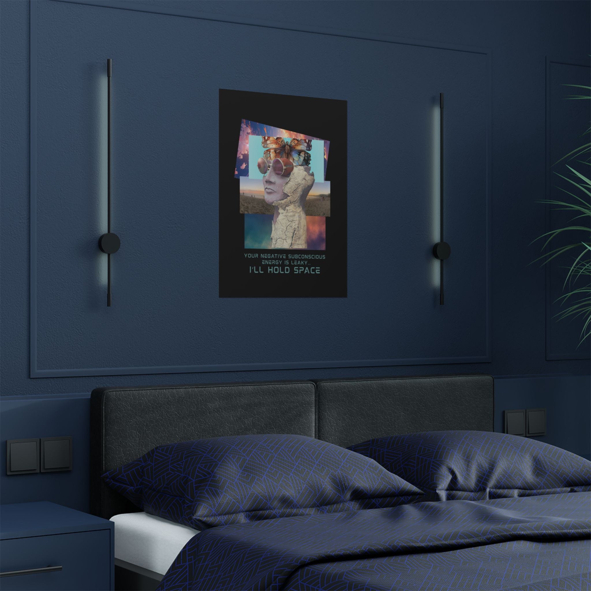 "Return from Burn" Satin Art Poster - Inspirational Wall Decor | Quotes for Mindfulness