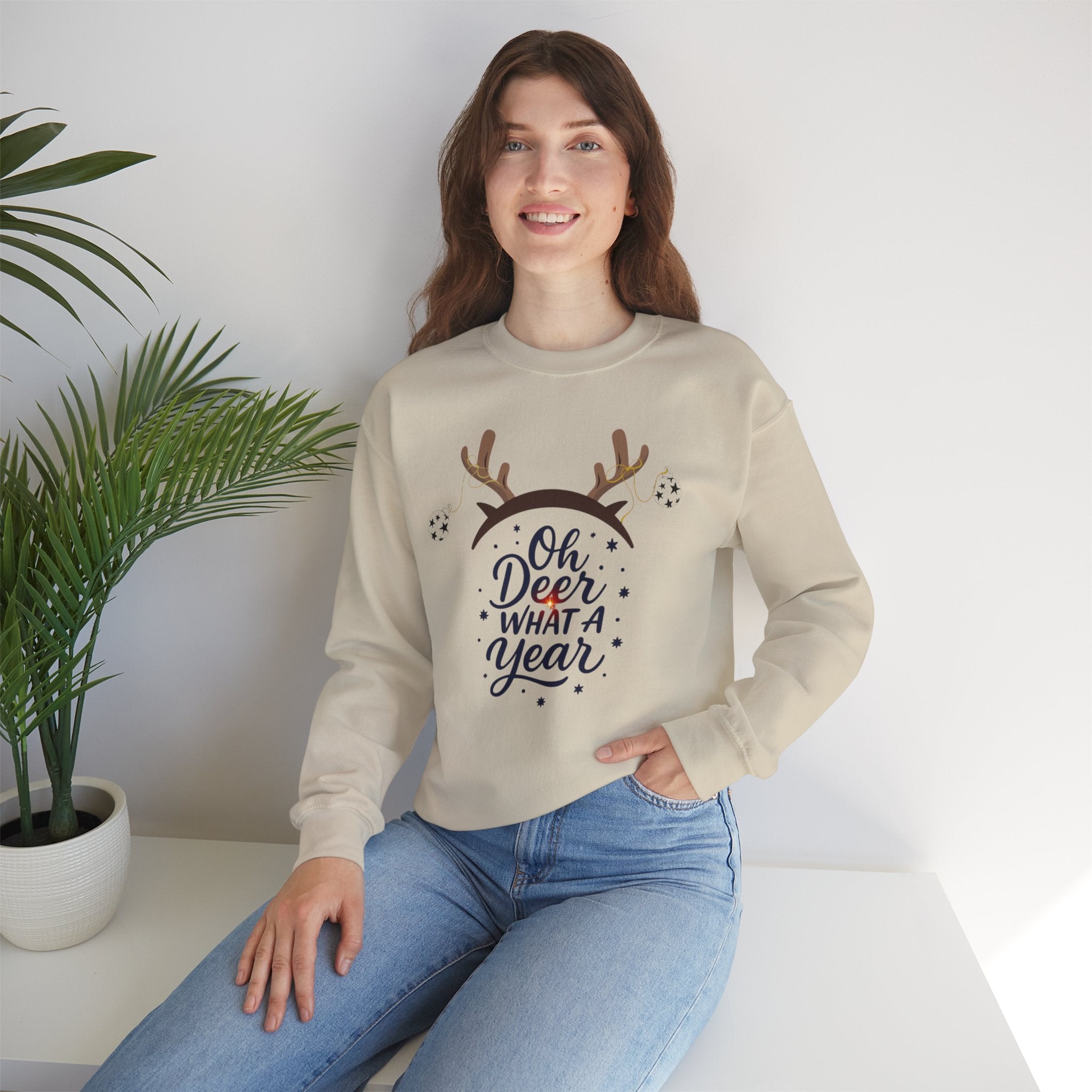 Funny Christmas Sweatshirt — Festive Holiday Crewneck for Him & Her