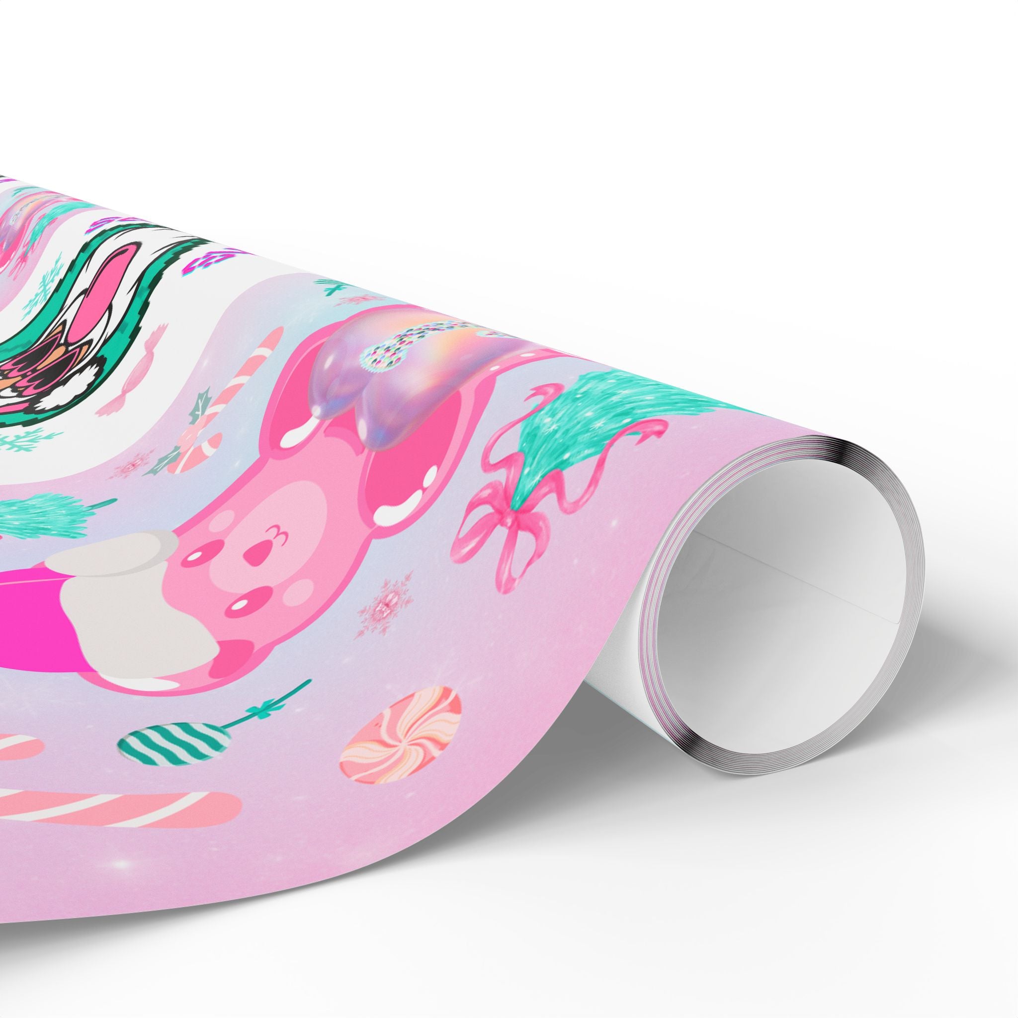 Sweet Christmas Wrapping Paper Roll — Ready to Roll, in Sweet Personalized Initial and Message