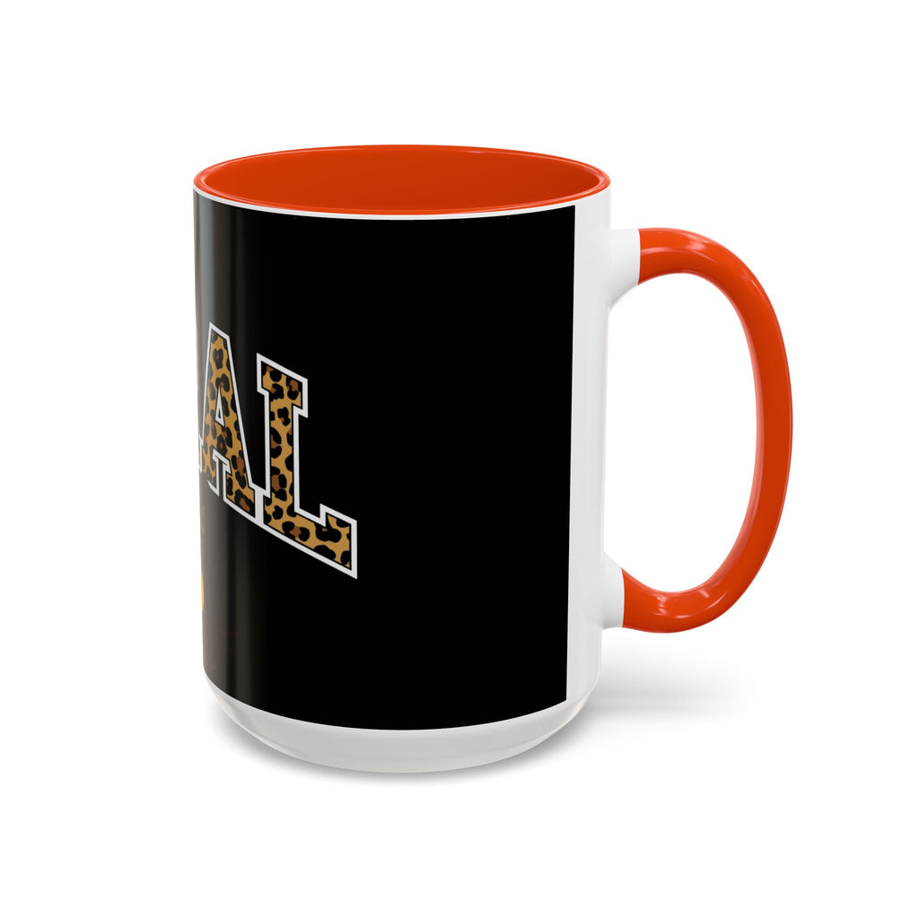 "Feral" Colorful Cat Halloween Mug | Supporting Cat Rescuers