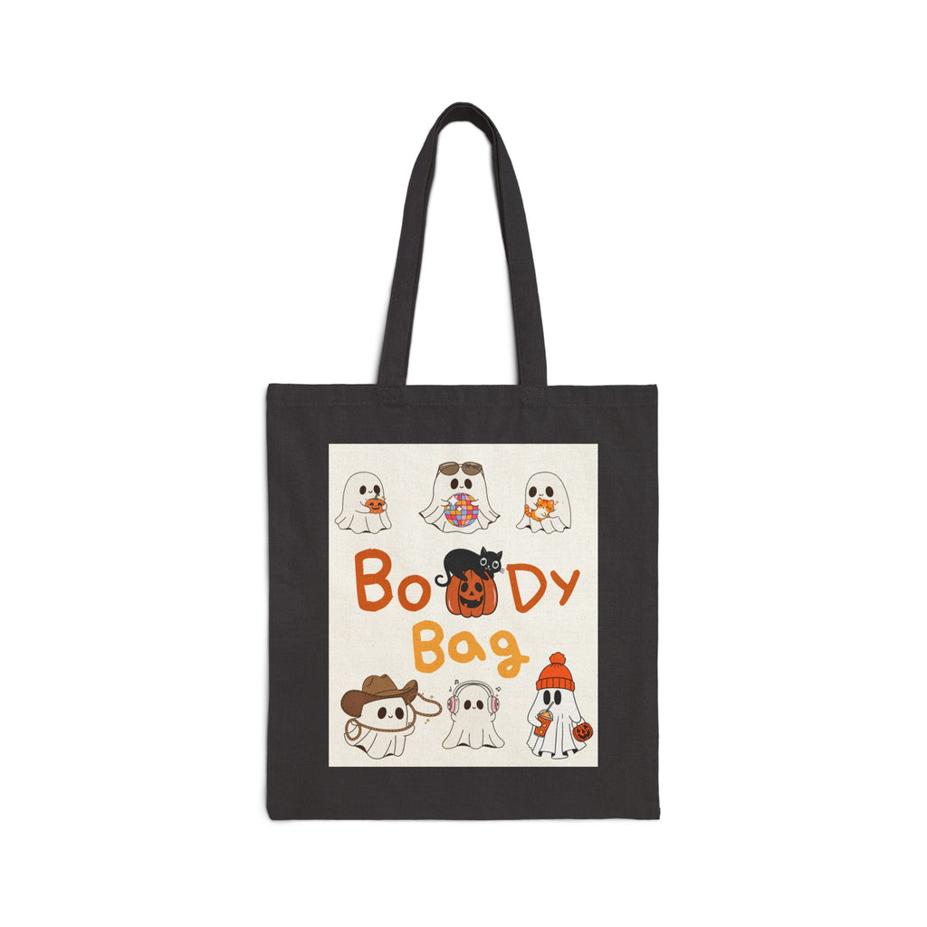 'Boo-dy Bag" Personalized Halloween Cotton Canvas Tote Bag | Bag