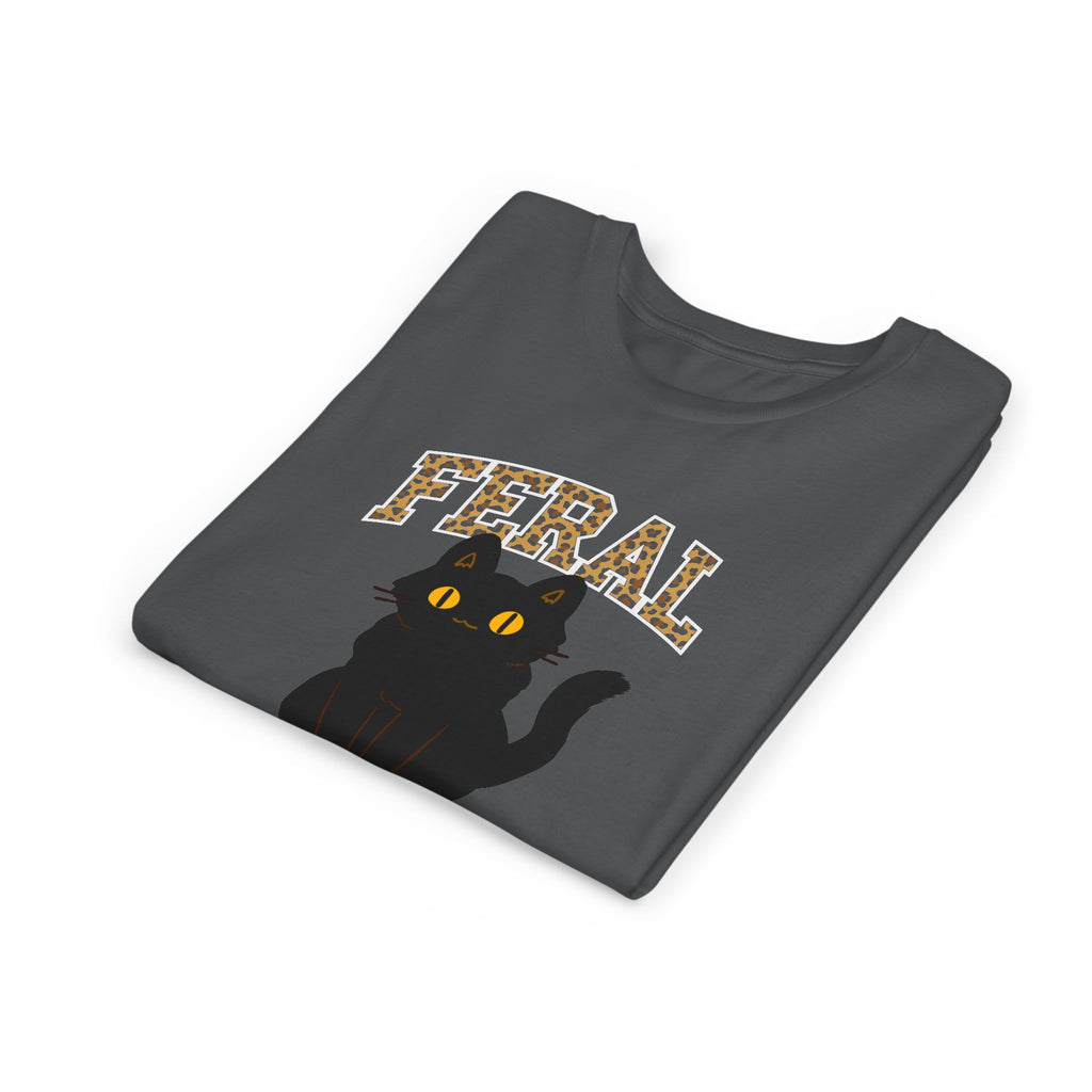 "Feral" Cat Youth Tee, Supporting Cat Rescuers