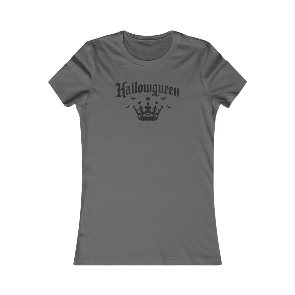 "HallowQueen" Women's favorite fitted tee, Halloween T-shirts