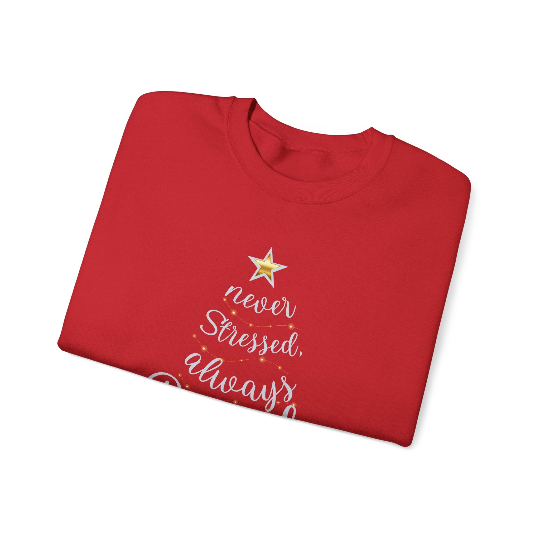 Christmas Blessing Sweatshirt — 50% to Feeding America, Fun & Casual Holiday Crewneck