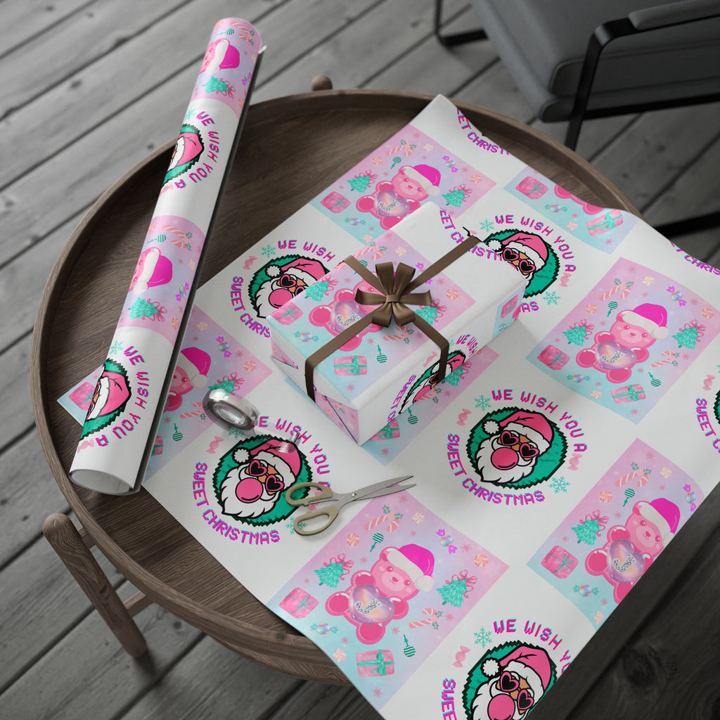 Sweet Christmas Wrapping Paper Roll — Ready to Roll, in Sweet Personalized Initial and Message