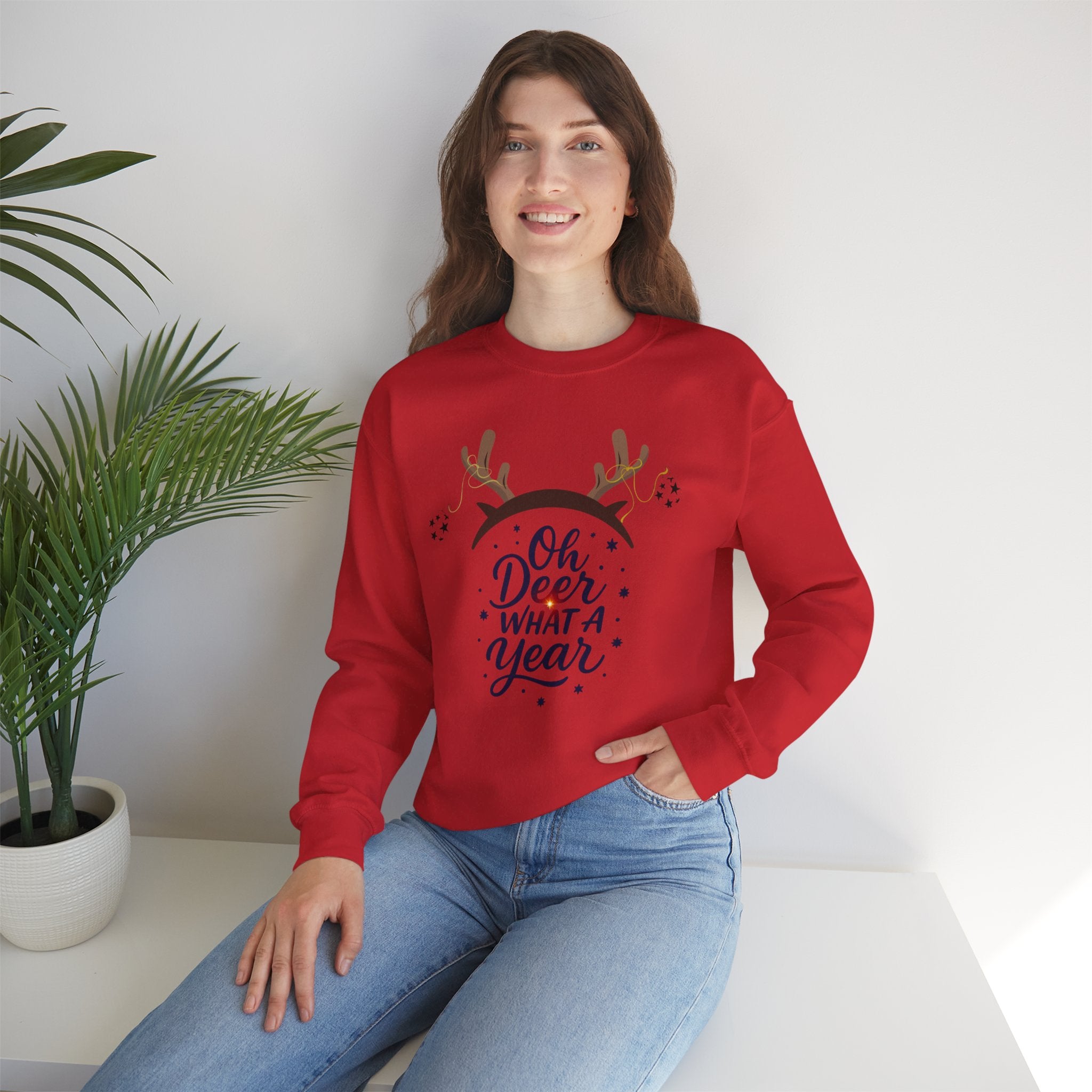 Funny Christmas Sweatshirt — Festive Holiday Crewneck for Him & Her