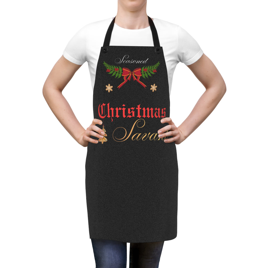 Christmas Savant Apron — Hostess & Holiday Chef Gift, personalization available