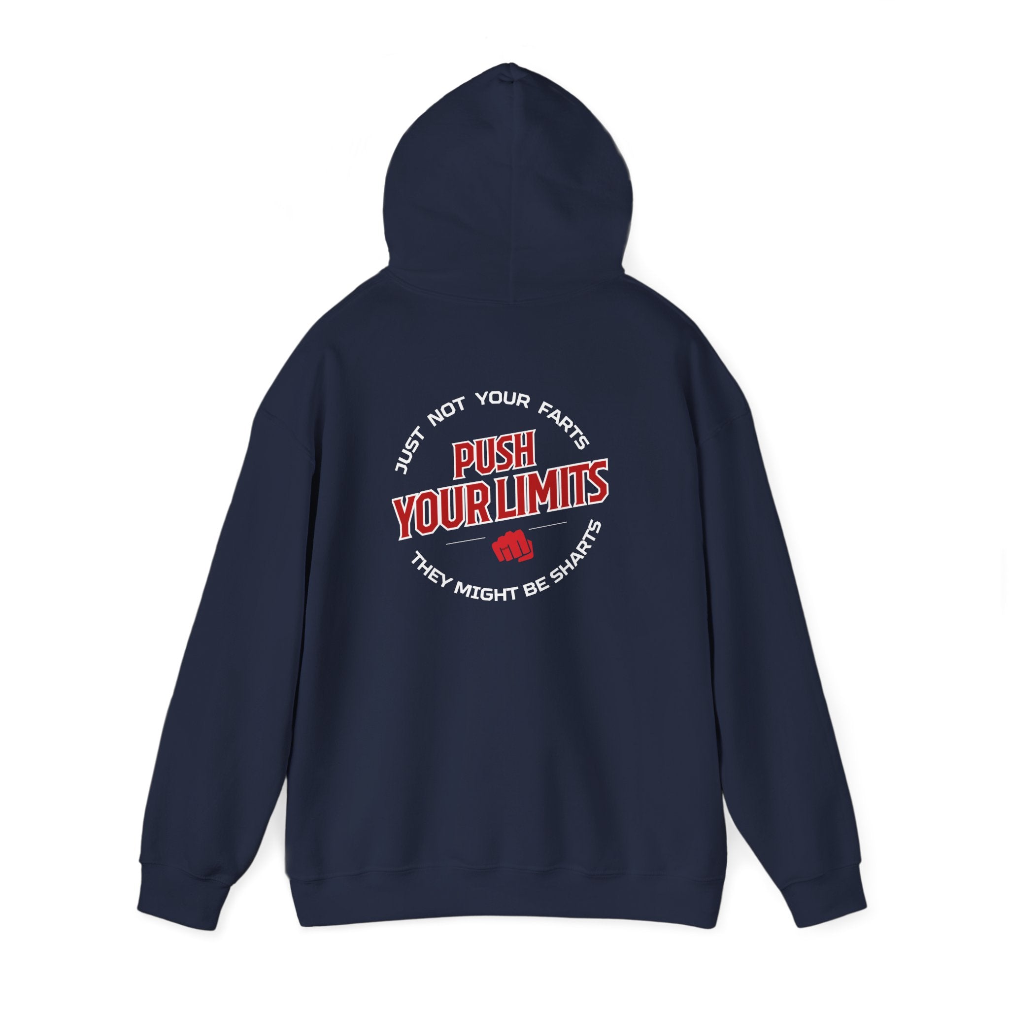 "Push Limits" Bold Statement Hoodie for Trendsetters, Gifts for Him, S-5XL