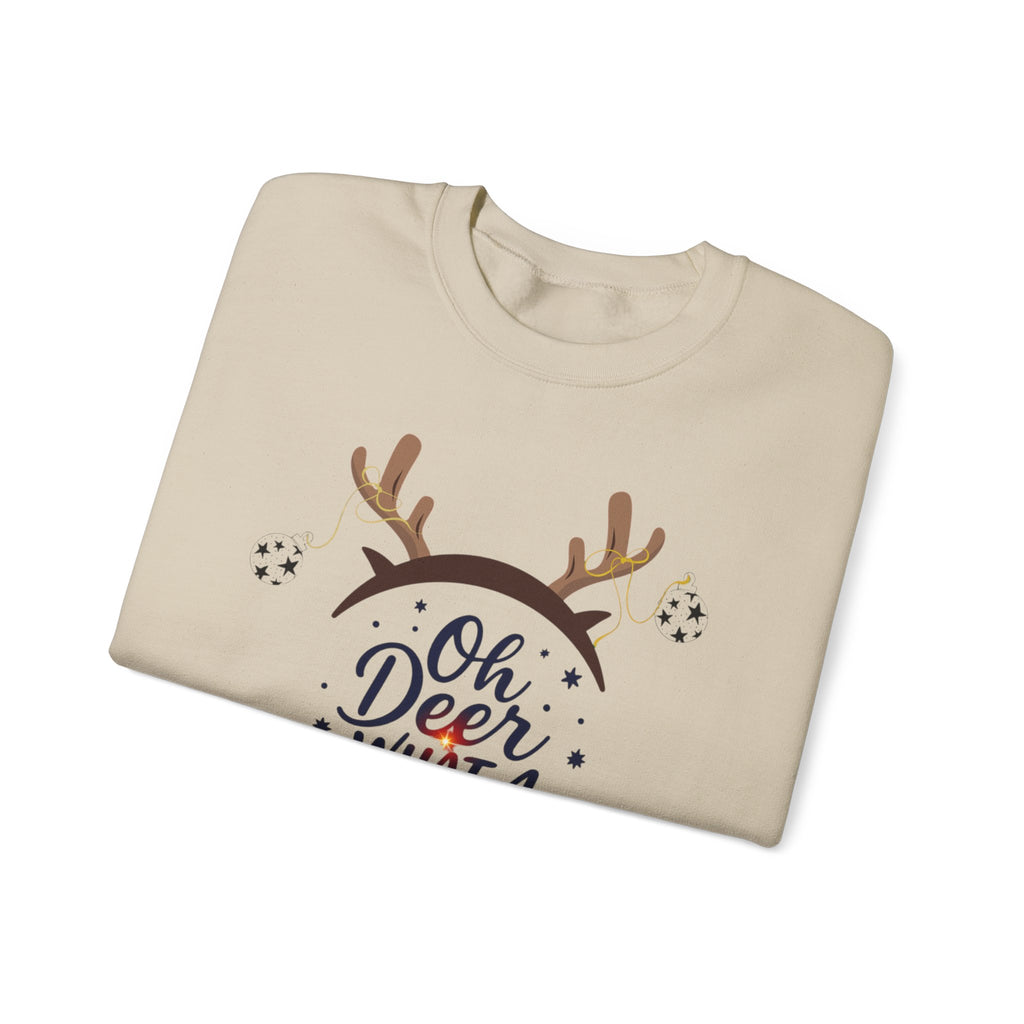 Funny Christmas Sweatshirt — Festive Holiday Crewneck for Him & Her