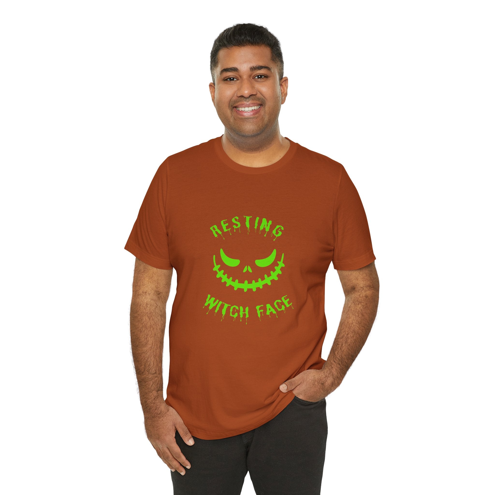 "Resting Witch Face" - Halloween Shirt, Unisex, Personalize