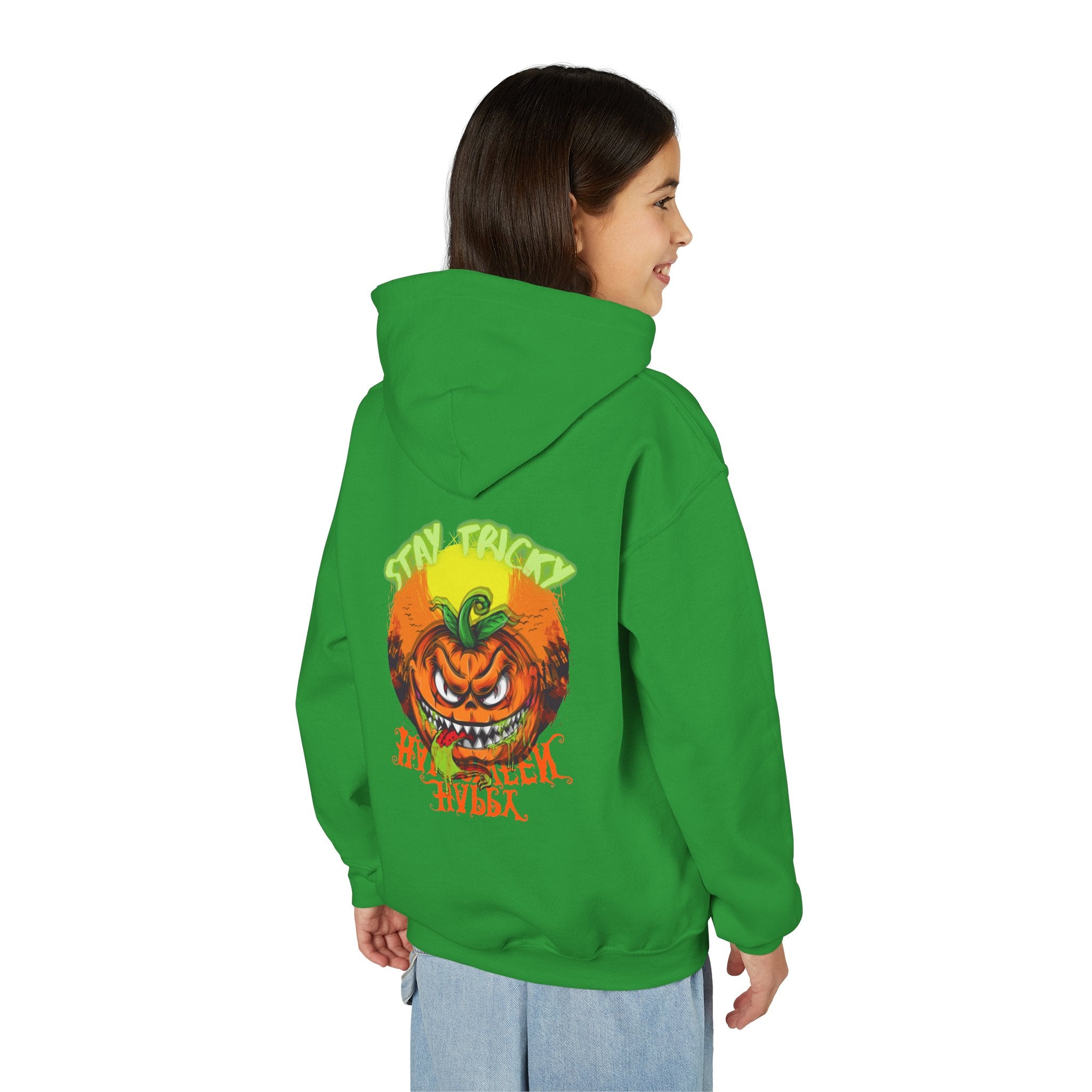 "Stay Tricky" Youth Halloween Hoodie, Trick or Treats!