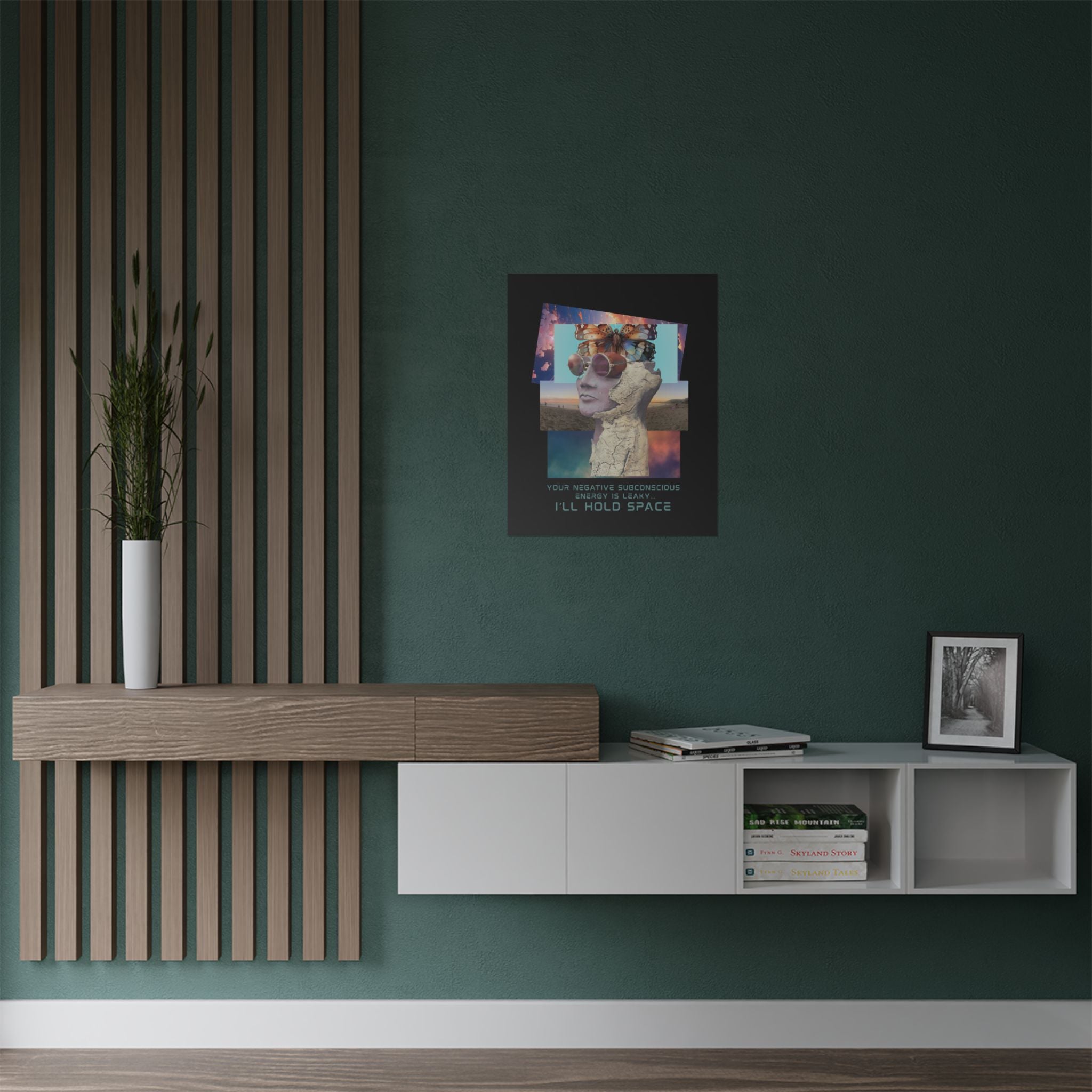 "Return from Burn" Satin Art Poster - Inspirational Wall Decor | Quotes for Mindfulness