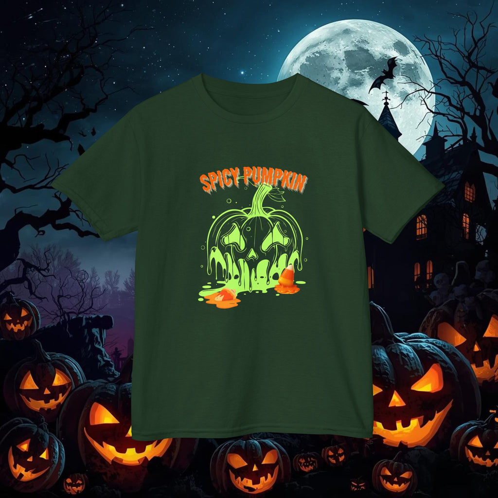 "Spicy Pumpkin" Halloween Kids Cotton T-shirt