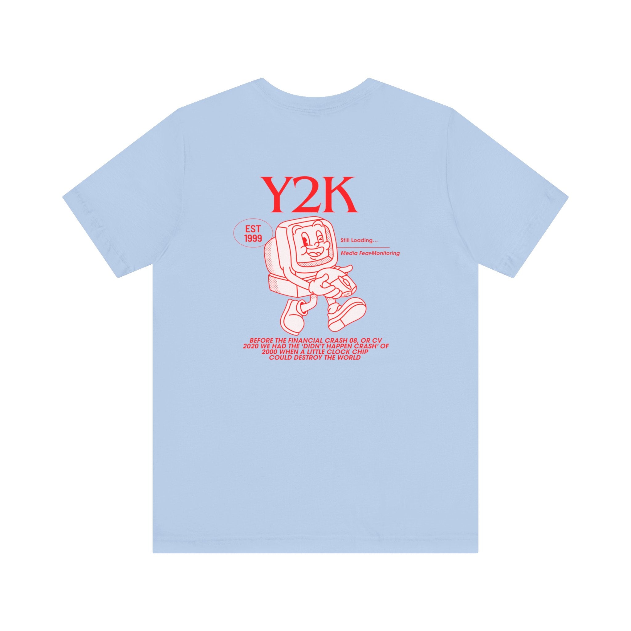 "Y2K NH"  Graphic Tee,  Retro 2000s Unisex, 5 colors