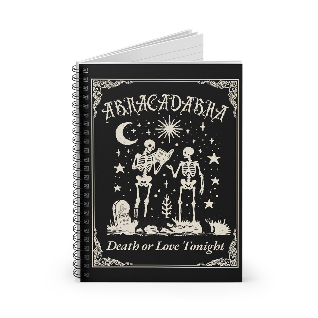 "Abracadabra" Gothic Magic Spiral Notebook