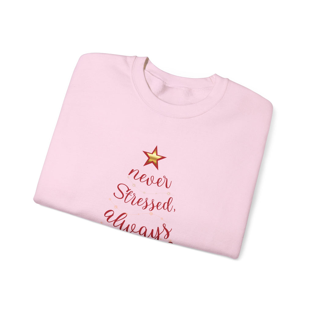 Christmas Blessing Sweatshirt — 50% to Feeding America, Fun & Casual Holiday Crewneck
