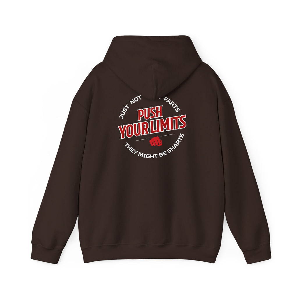 "Push Limits" Bold Statement Hoodie for Trendsetters, Gifts for Him, S-5XL