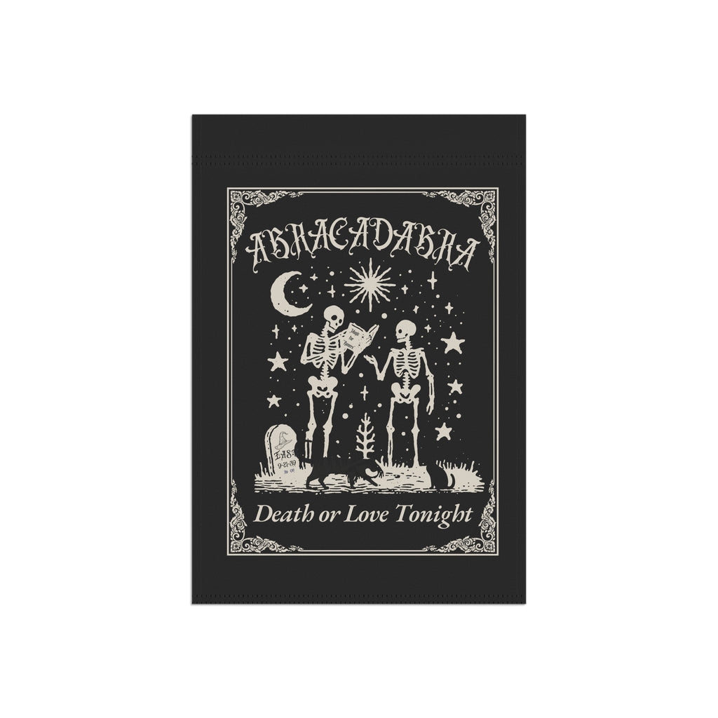 'Abracadabra" Spooky Garden Banner Halloween Decor Personalize