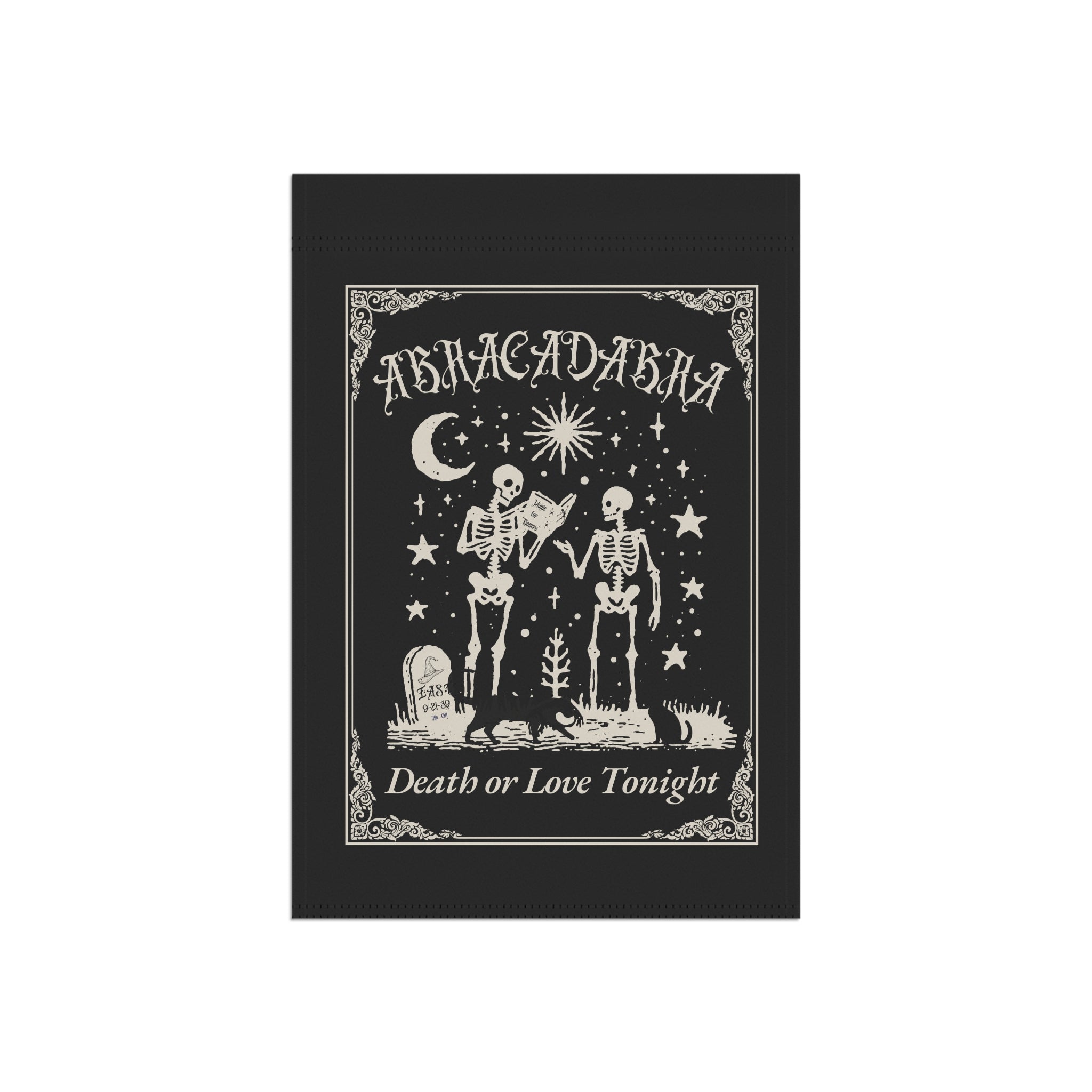 'Abracadabra" Spooky Garden Banner Halloween Decor Personalize