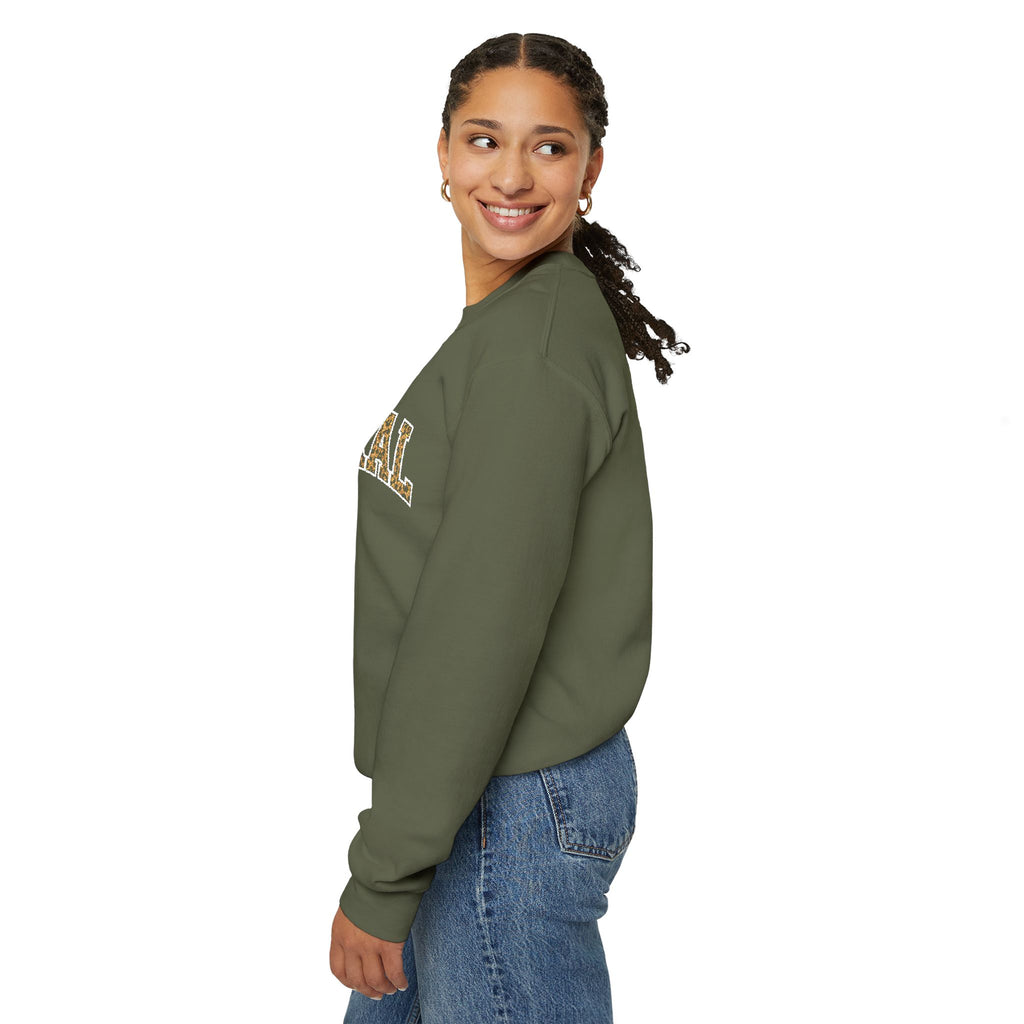 "Feral" Cat Rescue Support Embrodiery Sweatshirt, 5 colors