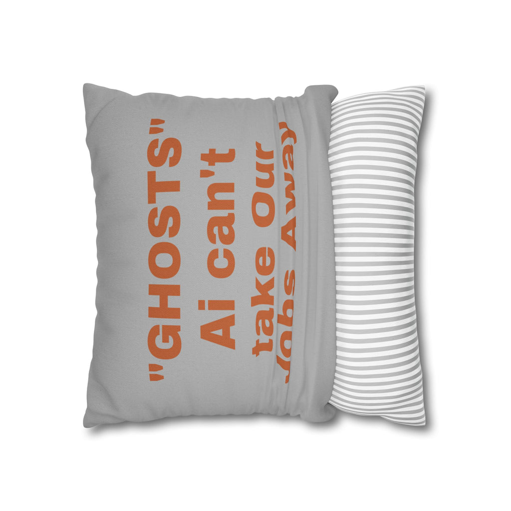 "Ghosts Ai Proof" Halloween Ghost Pillowcase, 2 sizes