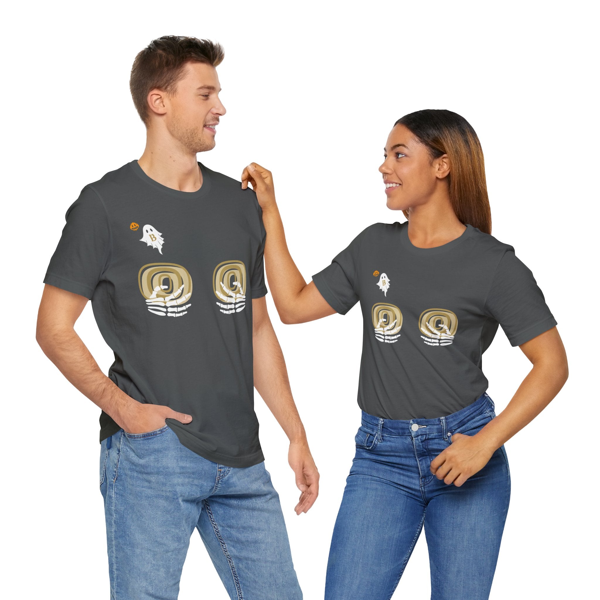 "Hold on to your Boo's" Halloween Ghost Unisex Tee, Funny Halloween