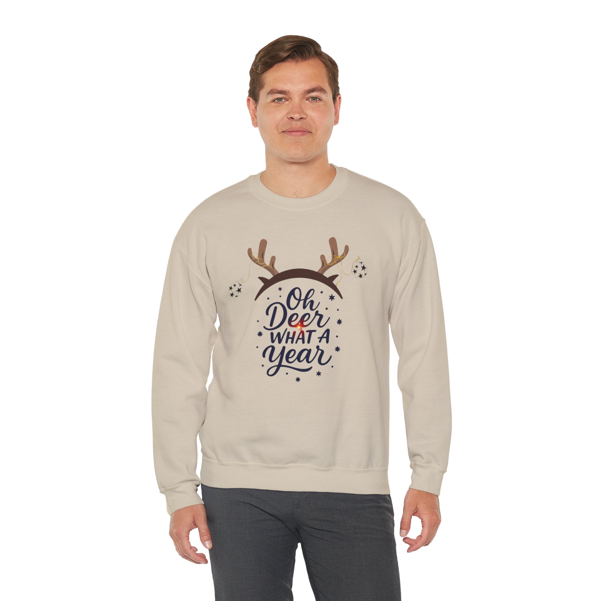 Funny Christmas Sweatshirt — Festive Holiday Crewneck for Him & Her