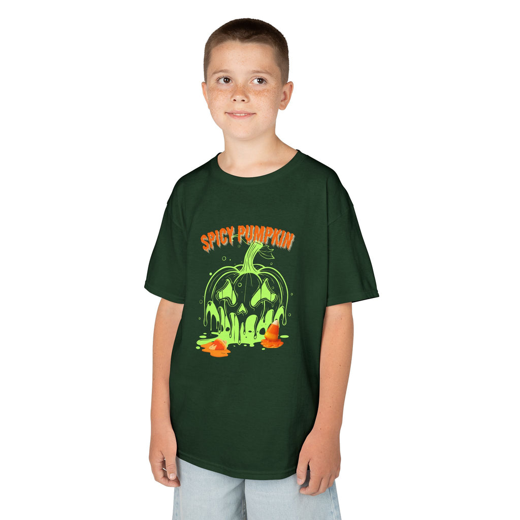 "Spicy Pumpkin" Halloween Kids Cotton T-shirt
