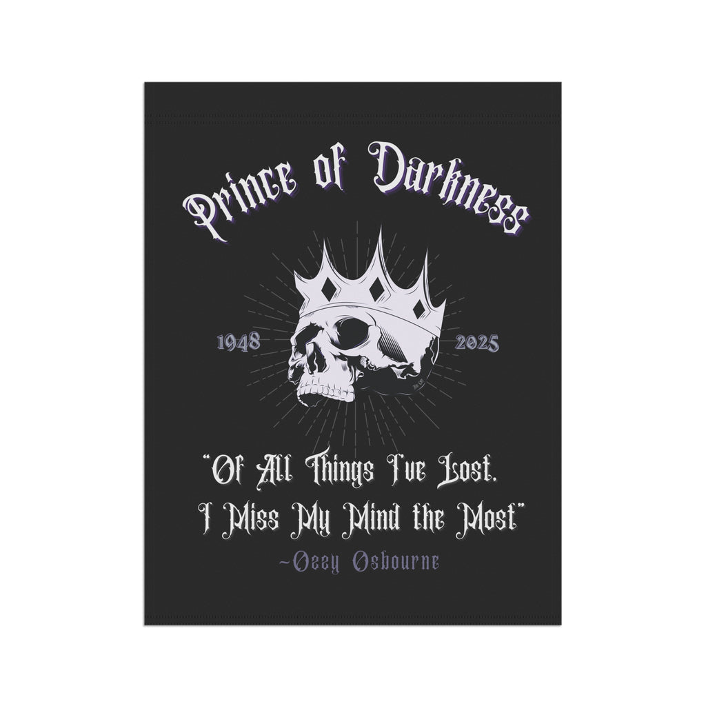 "Prince of Darkness" Ozzy Osbourne Tribute Outdoor/ Indoor Flag, Wall Decor