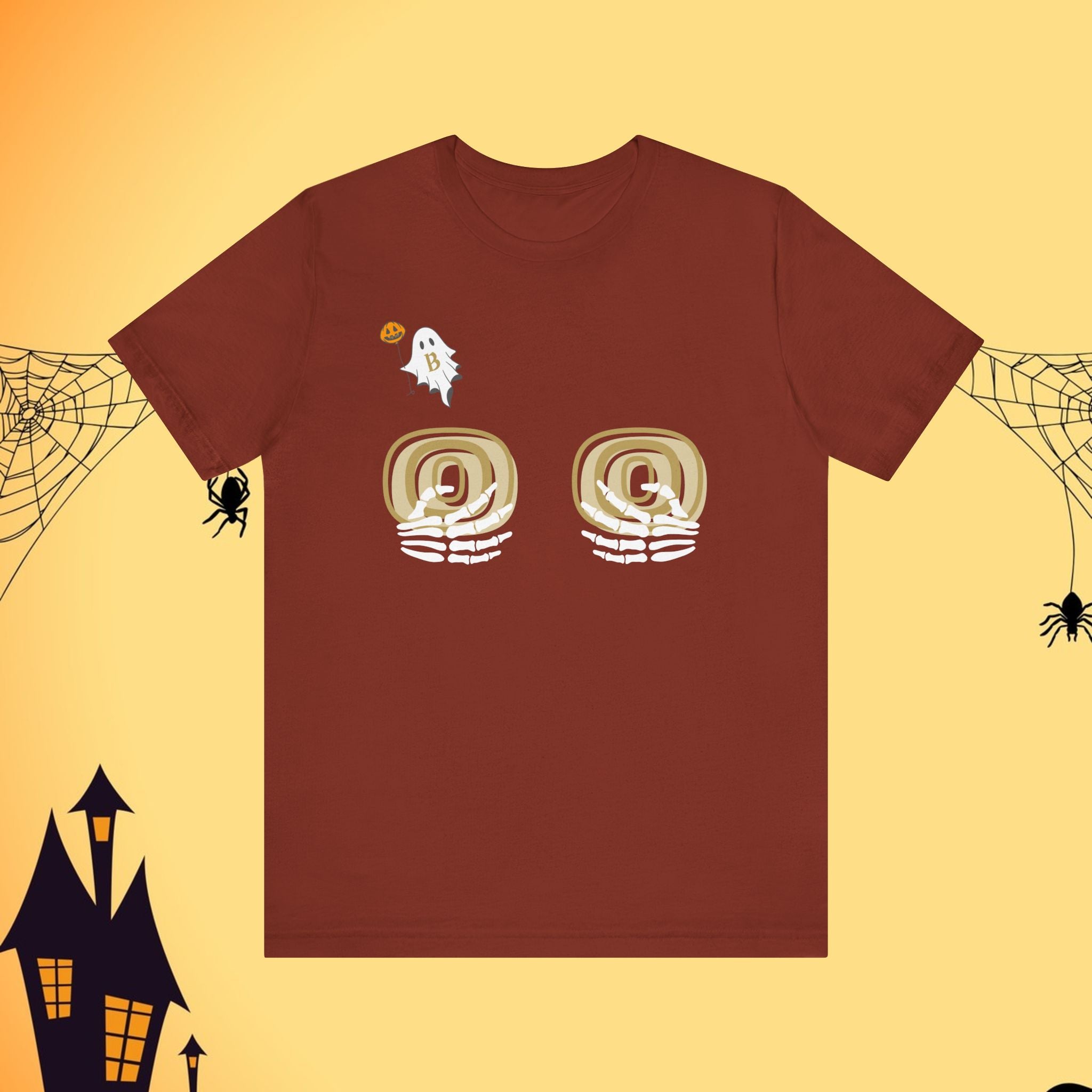"Hold on to your Boo's" Halloween Ghost Unisex Tee, Funny Halloween