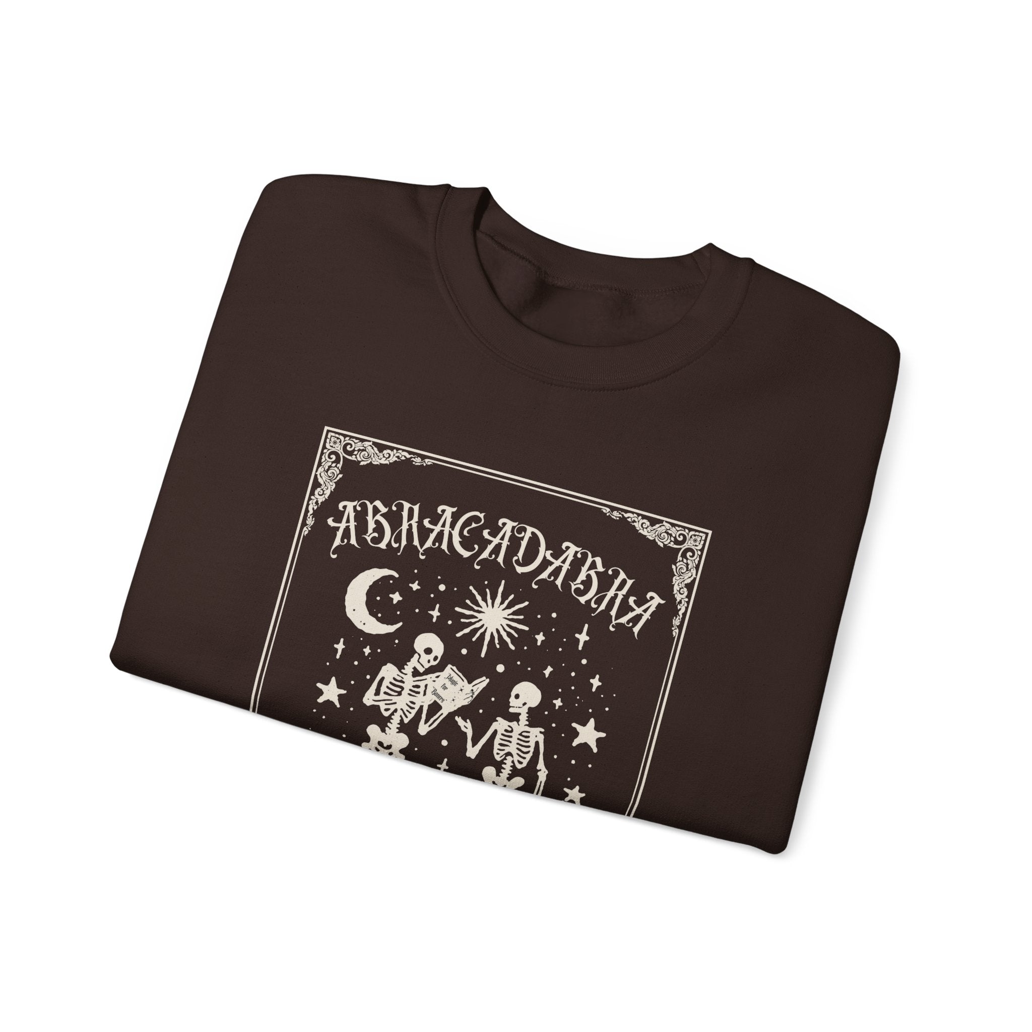 "Abracadabra" Make it So, Gothic Crewneck Sweatshirt, Halloween