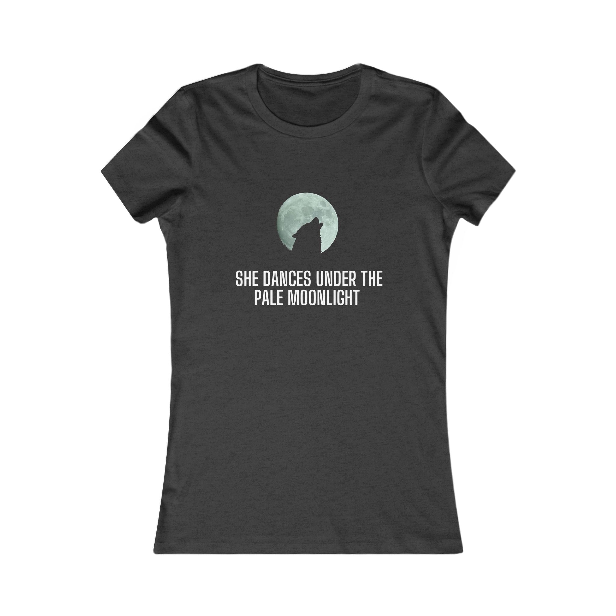 "She Wolf Dances"  Halloween fitted Women's Top