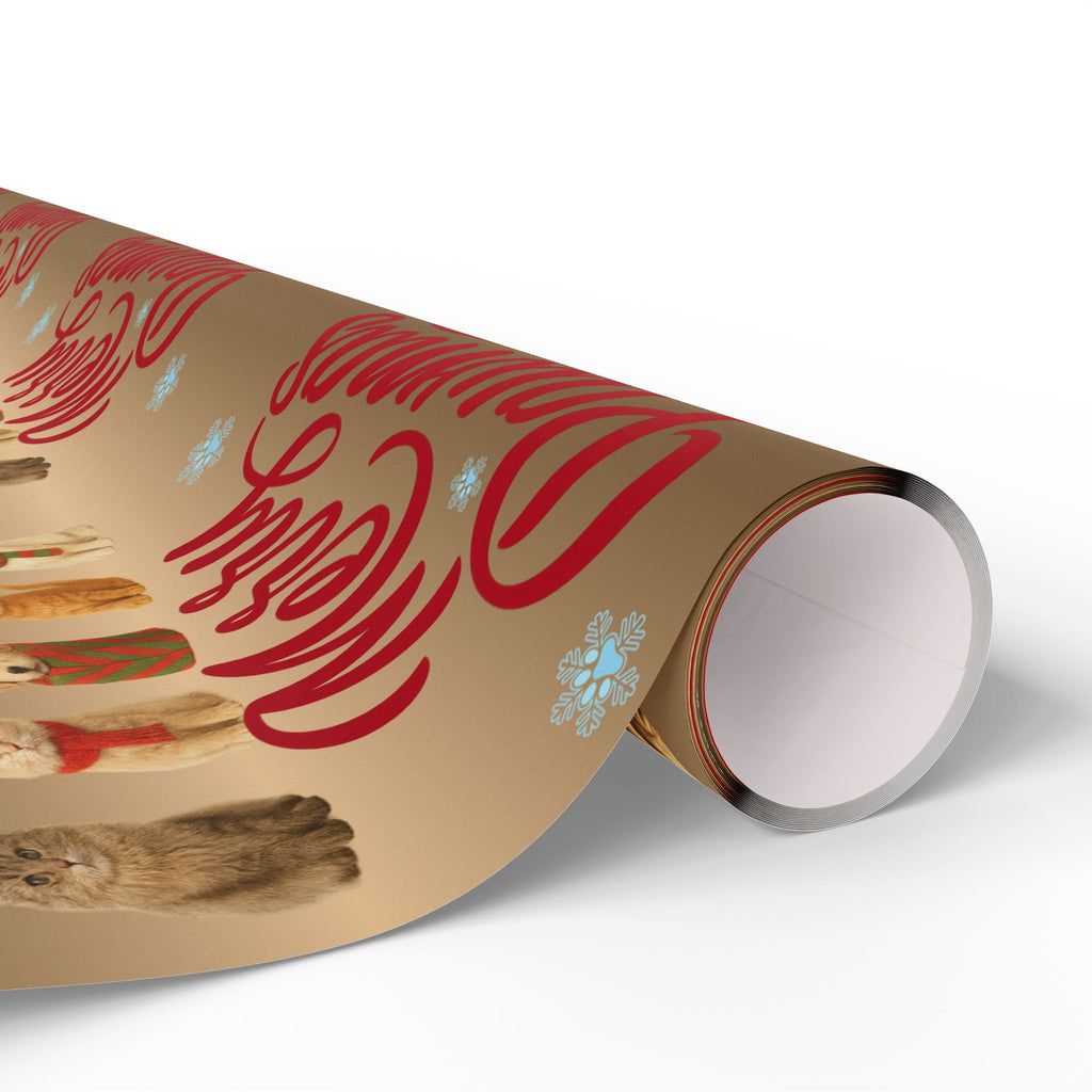 Merry Pawmas Dog Christmas Wrapping Paper- Supporting Animal Rescues, Adopt don't Shop
