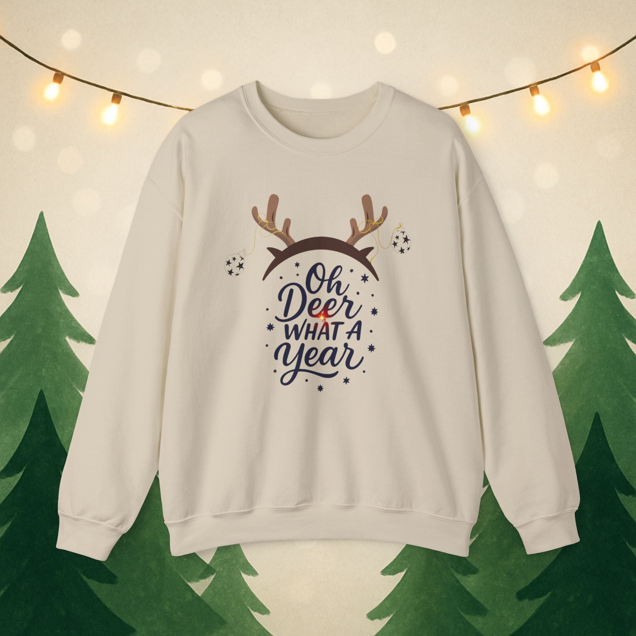 Funny Christmas Sweatshirt — Festive Holiday Crewneck for Him & Her
