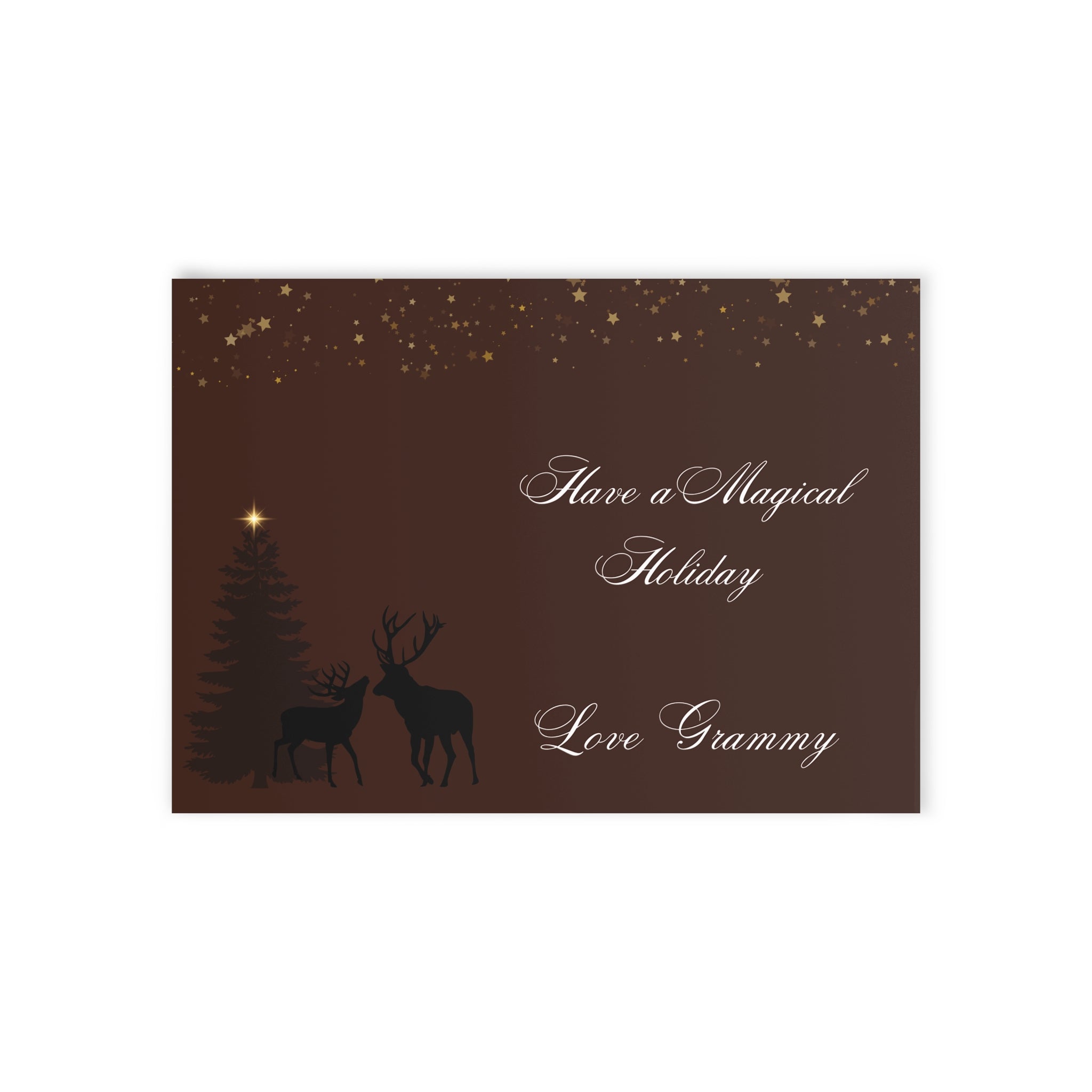 Have a Magical Christmas- PRINTED CARD Profits to Feeding America