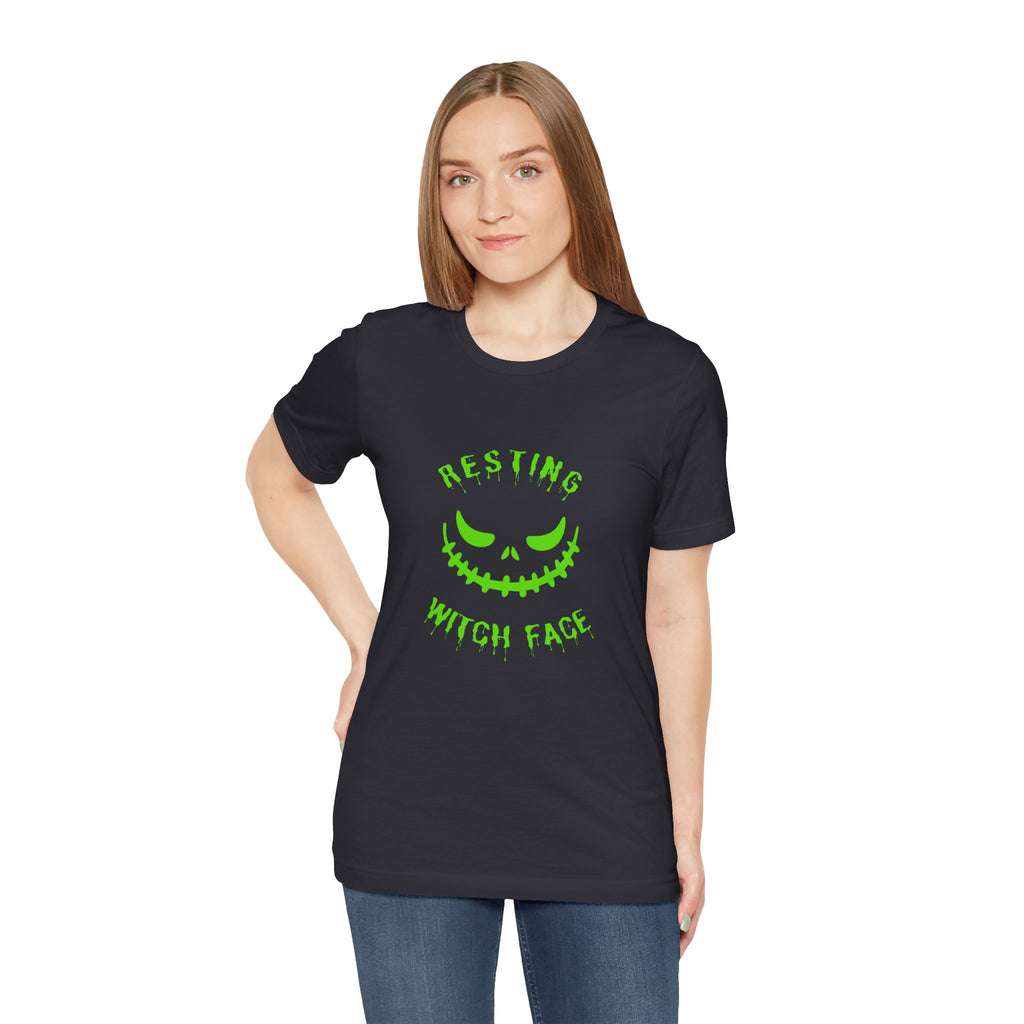 "Resting Witch Face" - Halloween Shirt, Unisex, Personalize