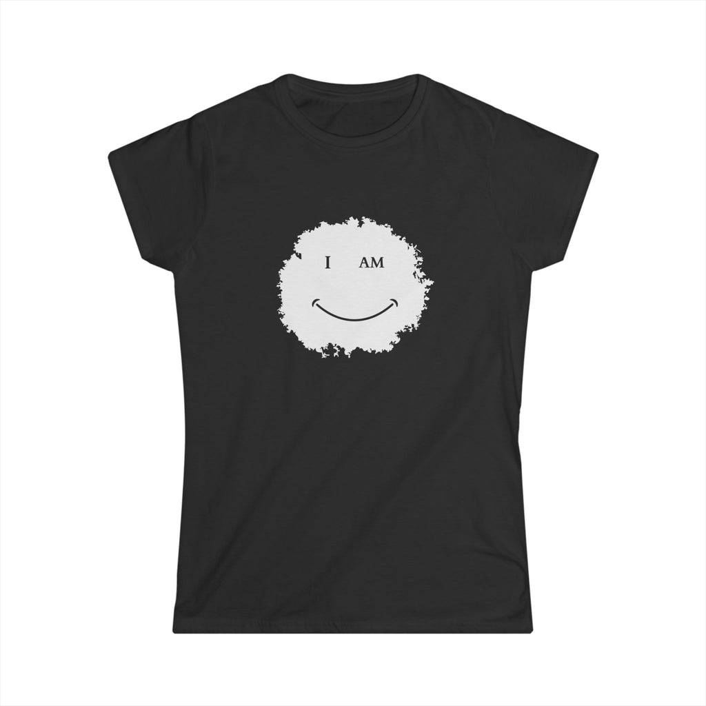 "I AM" Women’s Personalized Tee – Inspirational Quote Shirt, Front and Back Print, XS-4X