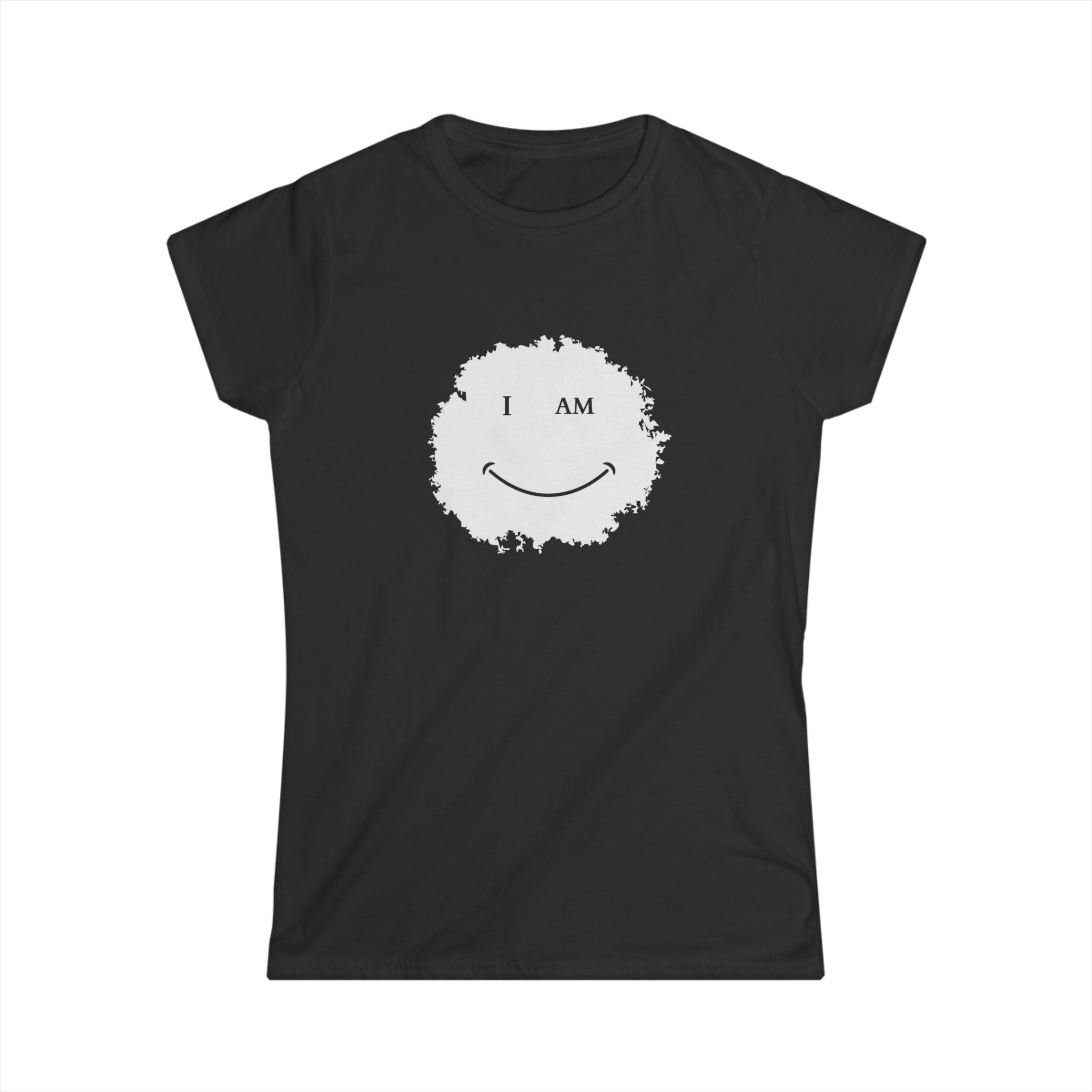 "I AM" Women’s Personalized Tee – Inspirational Quote Shirt, Front and Back Print, XS-4X