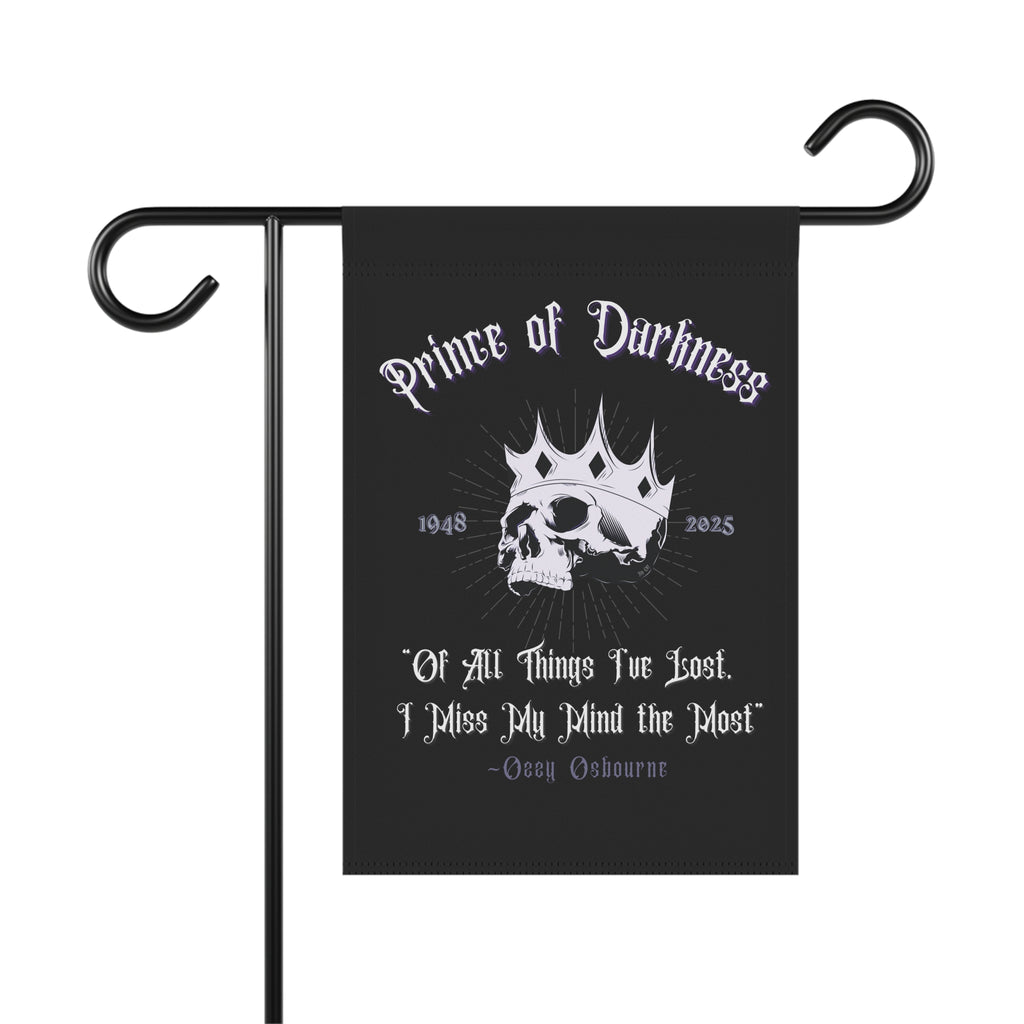 "Prince of Darkness" Ozzy Osbourne Tribute Outdoor/ Indoor Flag, Wall Decor