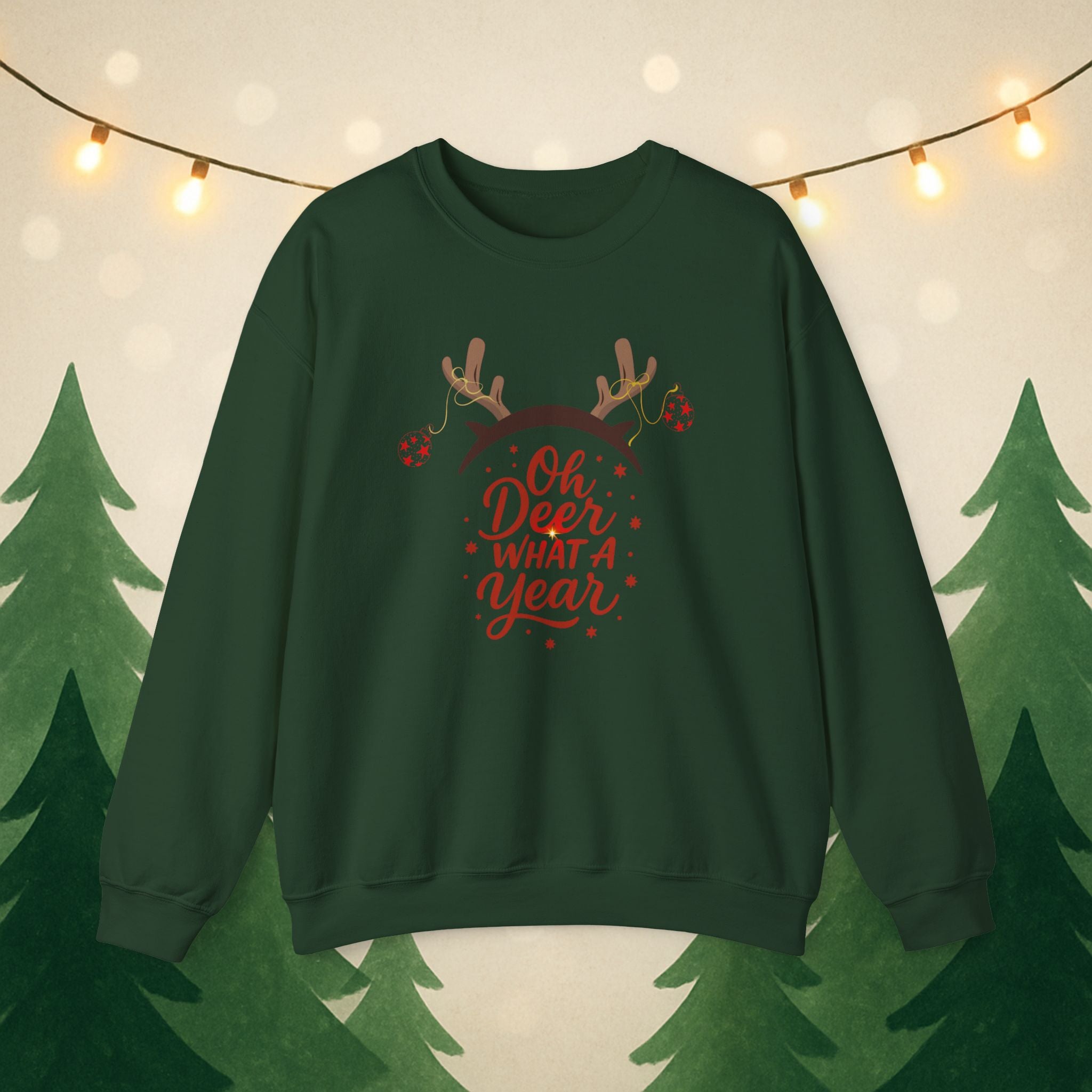 Funny Christmas Sweatshirt — Festive Holiday Crewneck for Him & Her