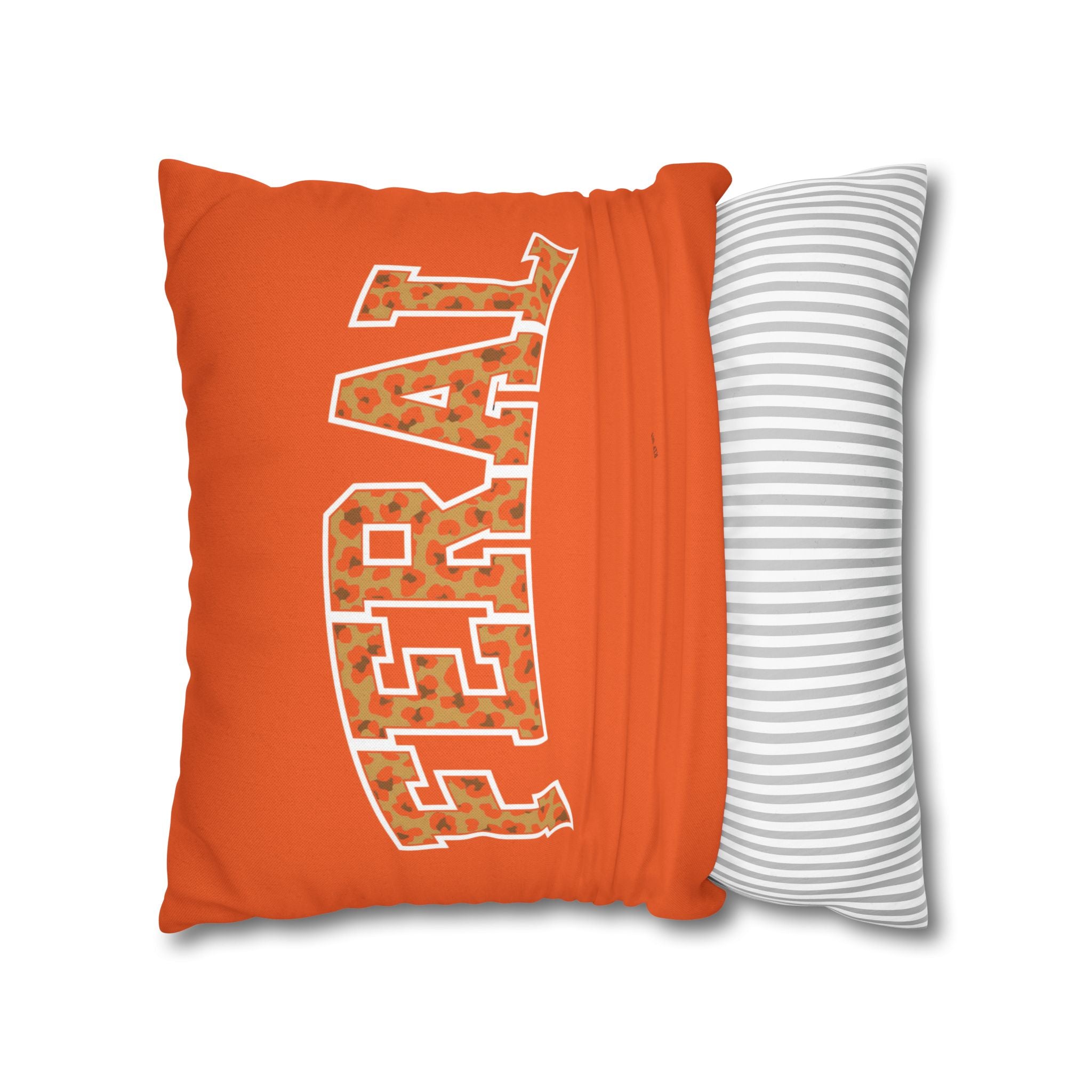 "Feral" and " Fur Hire" Cat Reversible Halloween Pillowcase, 3 sizes