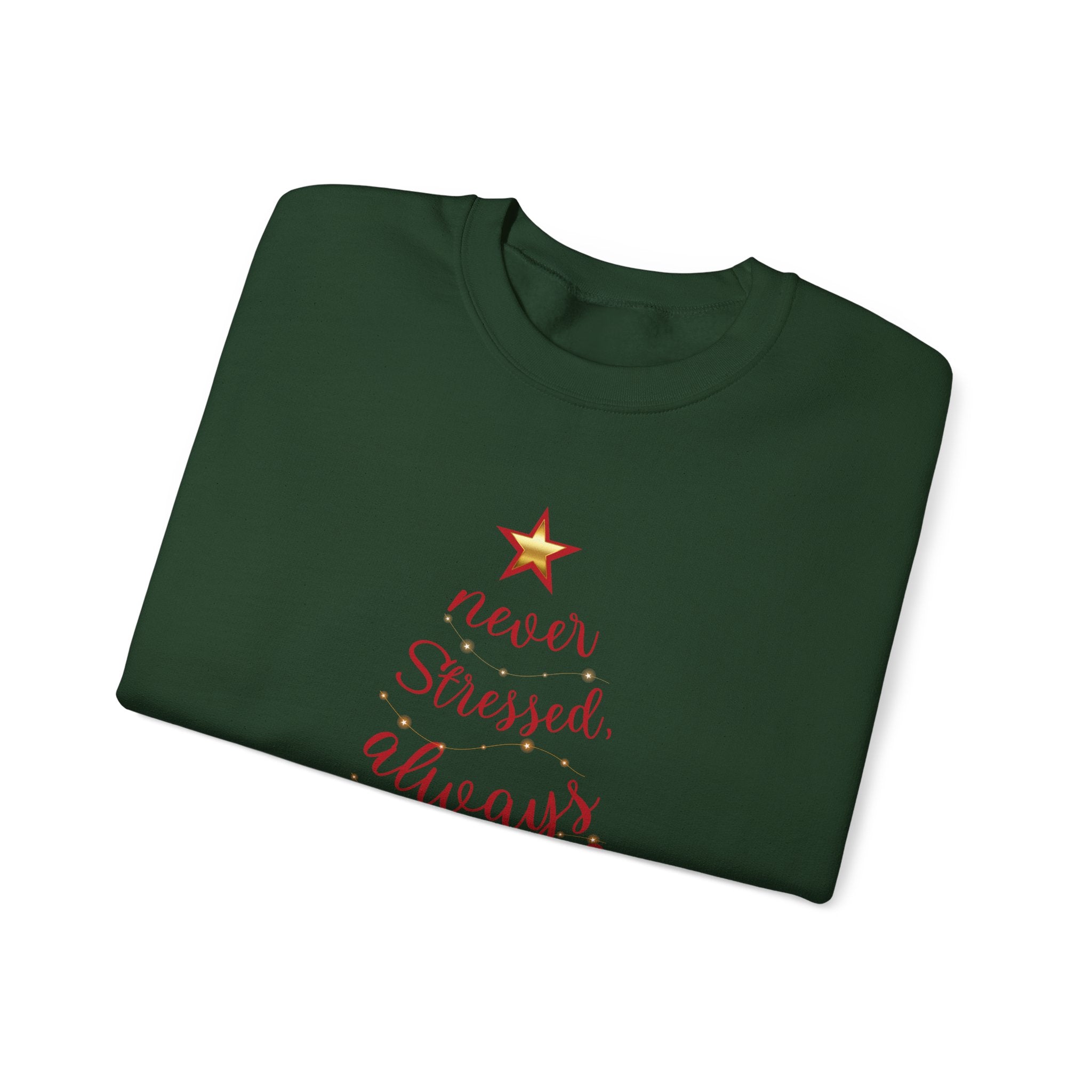 Christmas Blessing Sweatshirt — 50% to Feeding America, Fun & Casual Holiday Crewneck